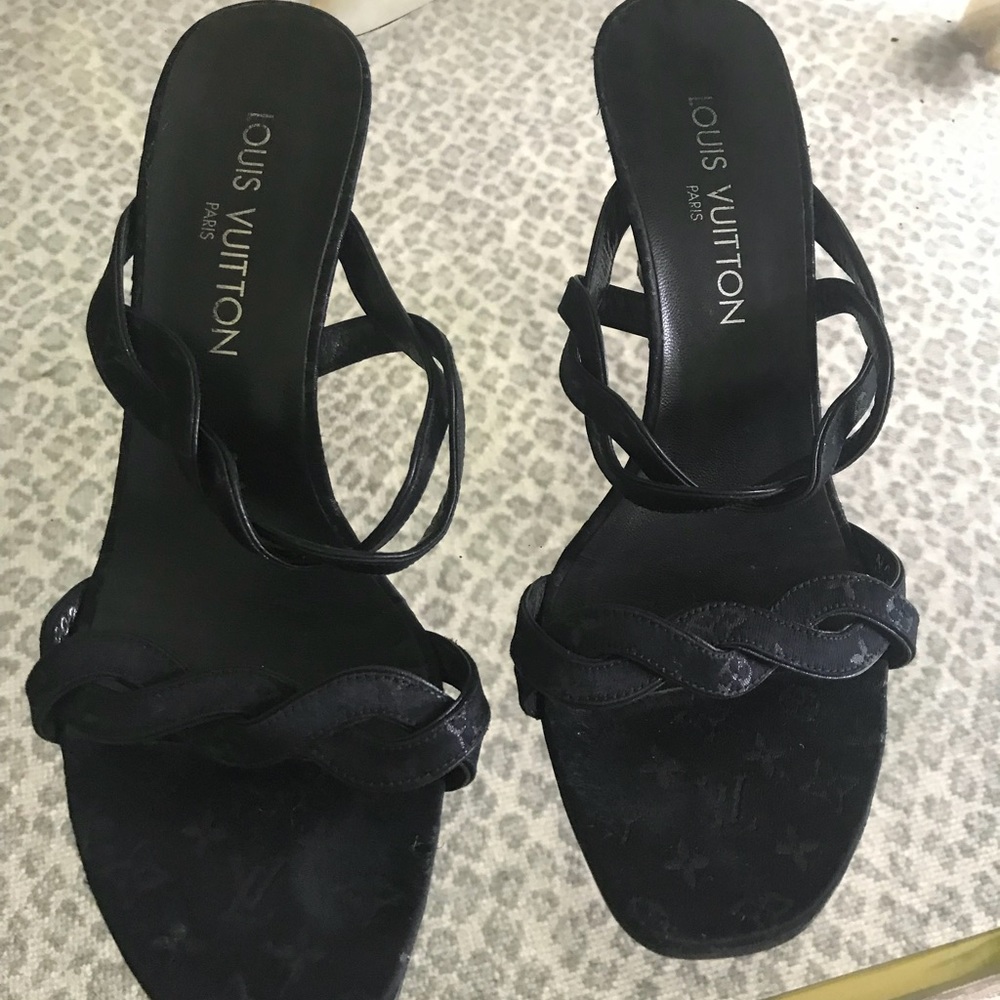 Louis Vuitton dress sandals.